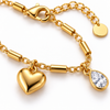 Dual Gold Heart Anklet
