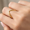 Minimal V Shape Ring