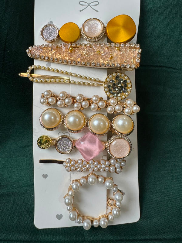 Close-up detail of the Soft Girl Aesthetic Barrettes Hair Pins hair clip