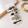 Midnight Blossom & Honey Hair Pins hair clip for women by Fix My Hairs