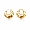 Solid Gold Hoop Earrings