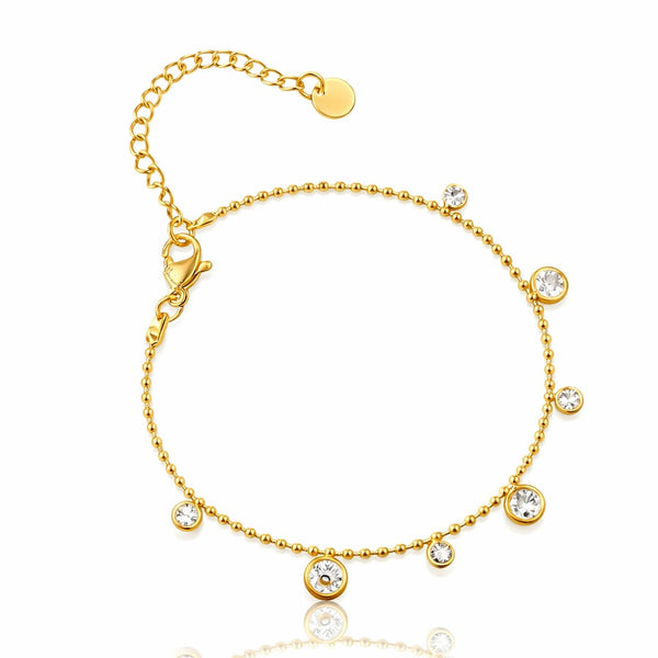 Dainty Crystal Chimes Bracelet