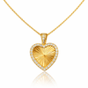 Rays in Heart Necklace