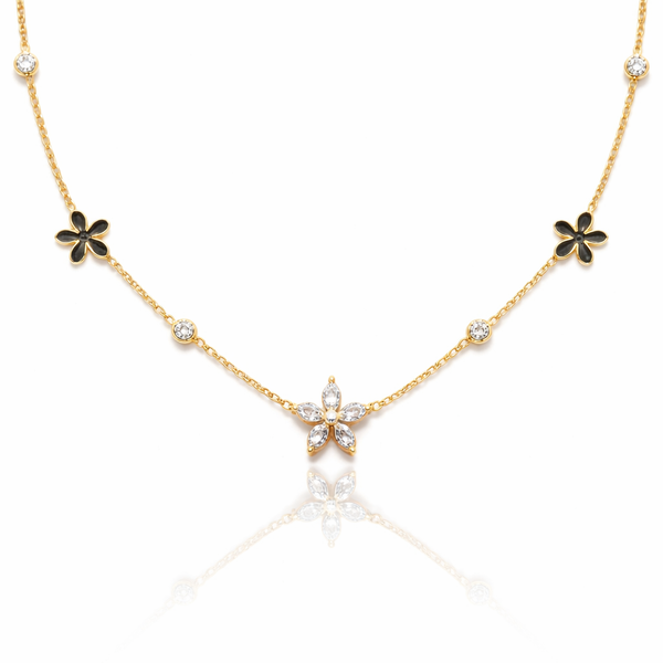 Bloomy Crystal Necklace