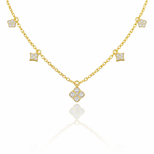 Mini Diamond Over Necklace