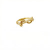 Snaketwined Curve Ring