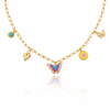 Enamel Charm Necklace