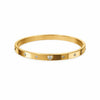 Heart Circle Studded Bracelet