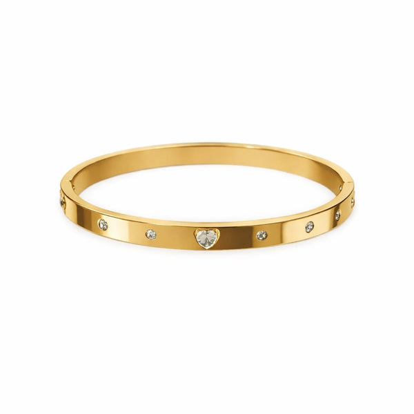 Heart Circle Studded Bracelet