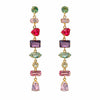 Multi Crystal Earrings