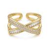 Elara Stud X Ring