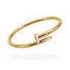 Gold Nail Curve Bracelet