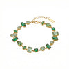 Emerald Shade Crystal Bracelet