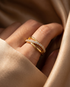 Minimal Spiral Twined Ring