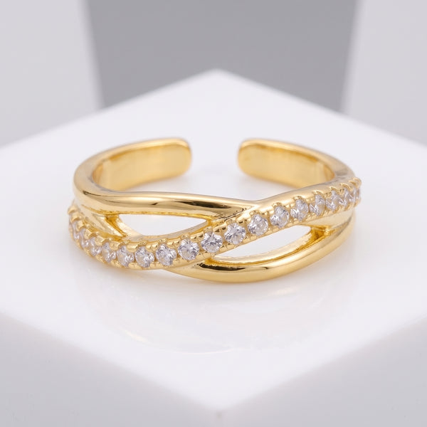 Minimal Spiral Twined Ring
