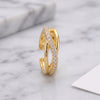 Minimal Spiral Twined Ring