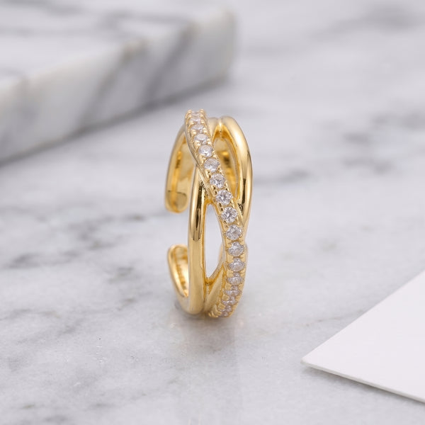 Minimal Spiral Twined Ring