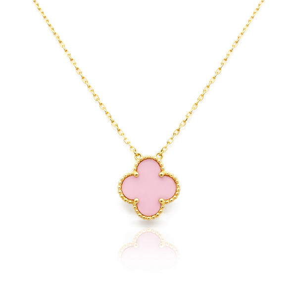 Pink clover Nacklace