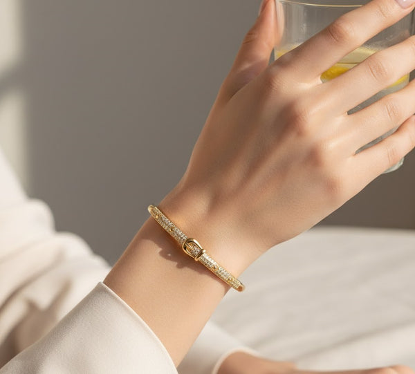 Golden orb Belt Bracelet