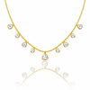 Heart Motifs Ball Chain Necklace