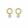 Solitaire Dangle Earrings