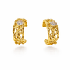 Tangle Gold Wire Earrings