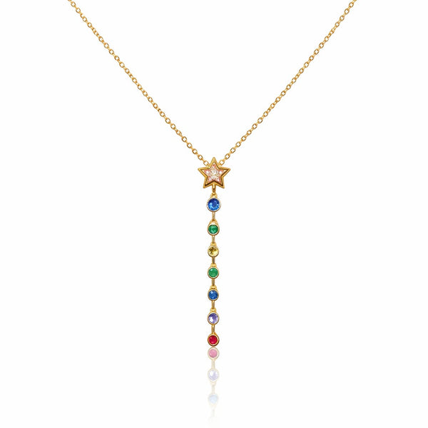 Long Star tassel Necklace