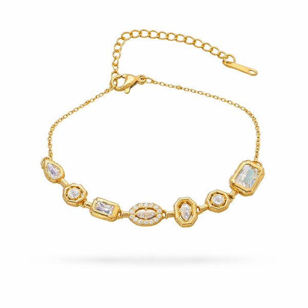 Zircon white crystal bracelet