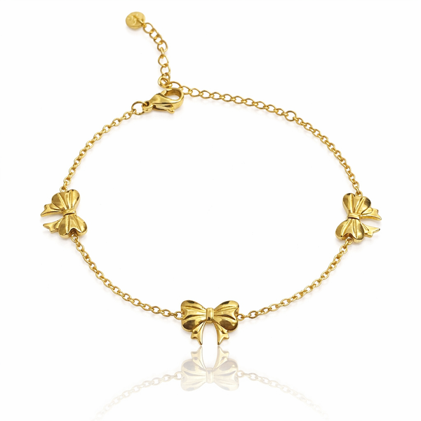 Alt Bow Stud Chain Bracelet