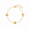 Solid gold heart Bracelet