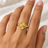 Gold Clover Ring