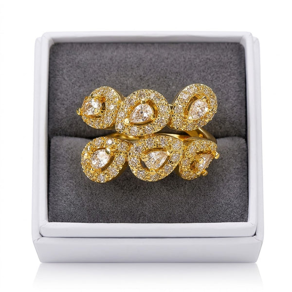 Opaline Stud Ring