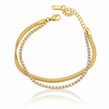 Dual Layer Nene Snake chain Bracelet