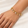 Heart Gold Chime Bracelet