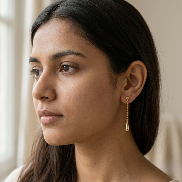 Gold Drops Earrings
