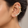 Crystal Pear Drop Ear Cuff