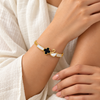 Swan Clover Bracelet
