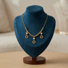 Gold Bead charm Necklace
