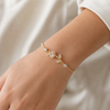 Baby Pink Tulip Bracelet - Adjustable
