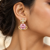 Pastel Pink Orbit Earring