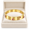 Pink Crystal Broad Bracelet