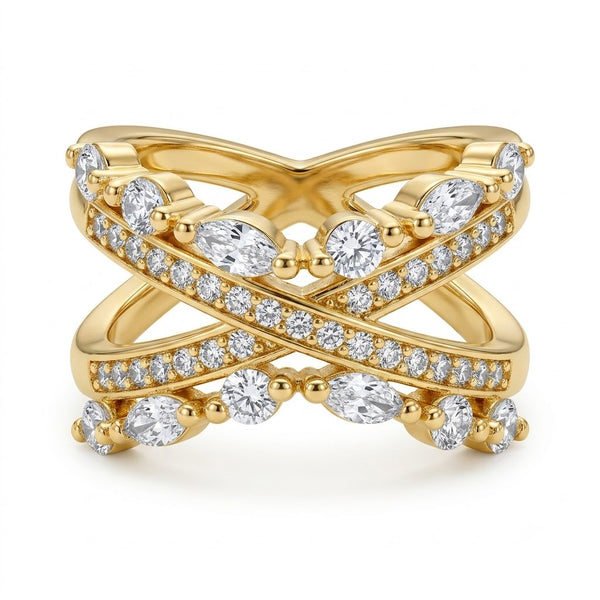 Downtown Stud X Ring