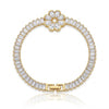 Flower Crystal Baguette Bracelet