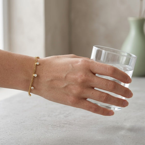 Dainty Round Chimes Bracelet