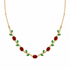Ruby Tulip Necklace