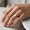 Pear cut ring