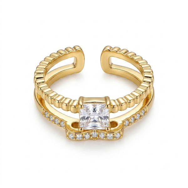 Dainty Dual Band Ring