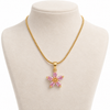 Crystal Blush Bloom Necklace