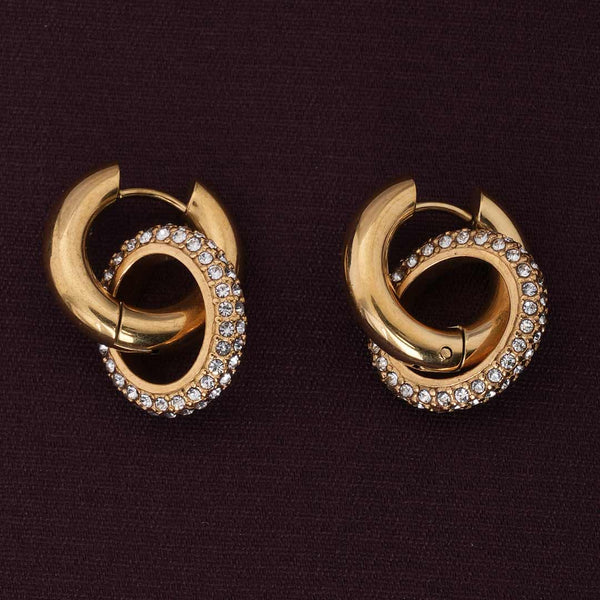 Shimmering Double Hoop Earrings
