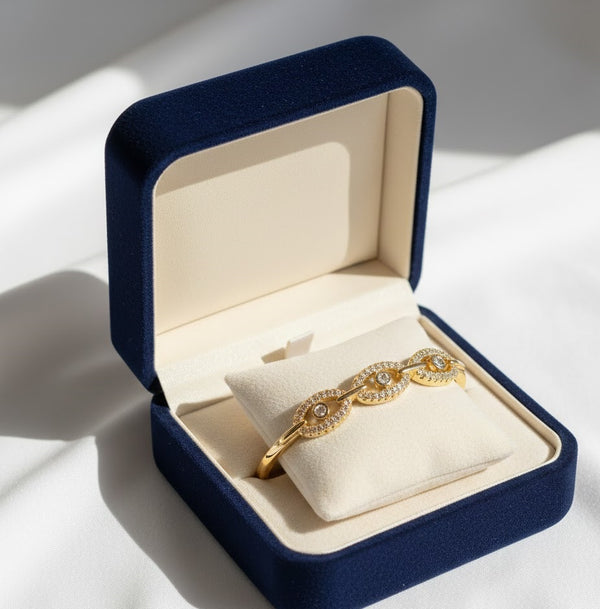 Royal Studded Eye Bracelet